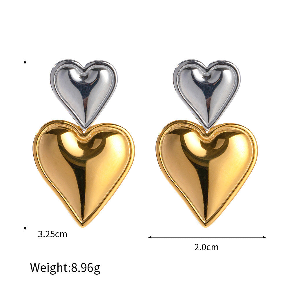 Aretes Corazón Florentino