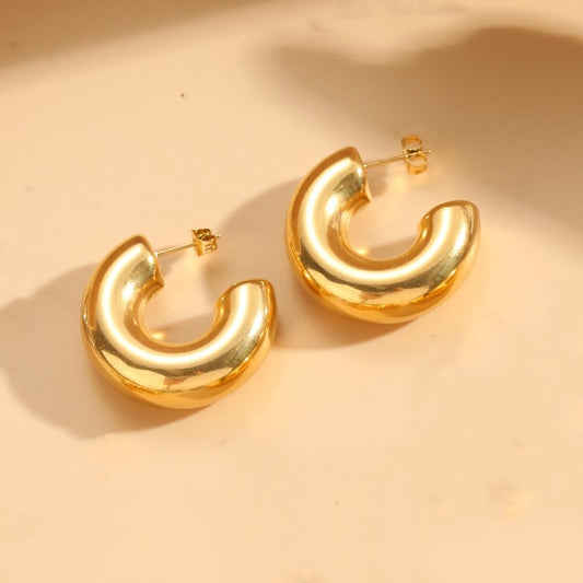 Aretes Chunky Gold
