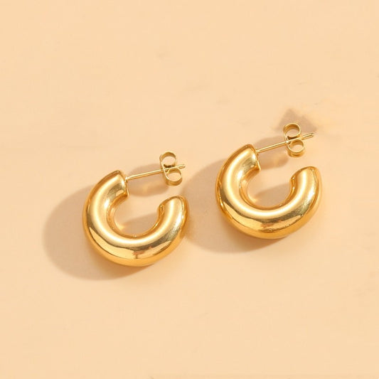 Aretes Chunky Gold
